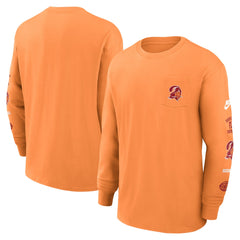 Tampa Bay Buccaneers Rewind Heavy Max90 Pocket Long Sleeve T-Shirt Orange - Nike