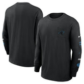 Carolina Panthers Rewind Heavy Max90 Pocket Long Sleeve T-Shirt Black - Nike