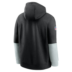 Las Vegas Raiders 2024 Sideline Club Pullover Hoodie Black - Nike