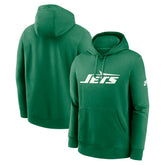 New York Jets Big & Tall Club Logo Pullover Hoodie Green - Nike