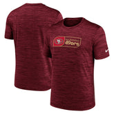 San Francisco 49ers Big & Tall Velocity Performance T-Shirt Scarlet - Nike