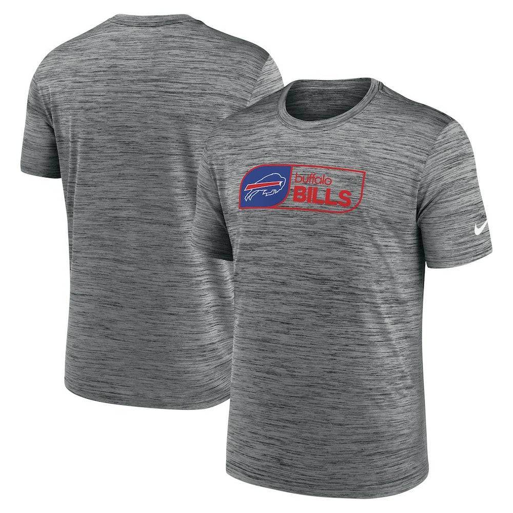 Buffalo Bills Big & Tall Velocity Performance T-Shirt Charcoal - Nike