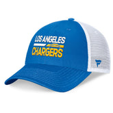 Los Angeles Chargers Upper Trucker Adjustable Hat Powder Blue/White - Fanatics
