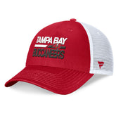 Tampa Bay Buccaneers Upper Trucker Adjustable Hat Red/White - Fanatics