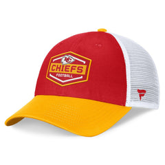 Kansas City Chiefs Bench Trucker Adjustable Hat Red/Gold - Fanatics