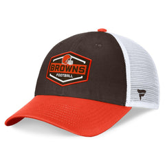 Cleveland Browns Bench Trucker Adjustable Hat Brown/Orange - Fanatics