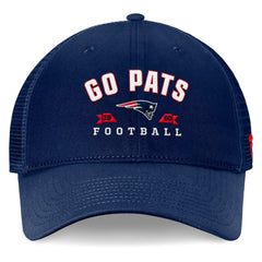 New England Patriots Timeout Trucker Adjustable Hat Navy - Fanatics