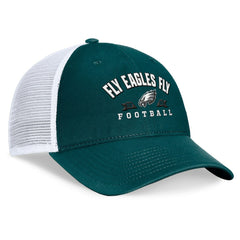 Philadelphia Eagles Timeout Trucker Adjustable Hat Midnight Green - Fanatics