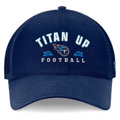 Tennessee Titans Timeout Trucker Adjustable Hat Navy - Fanatics