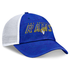 Los Angeles Rams Challenge Trucker Adjustable Hat Heather Royal - Fanatics
