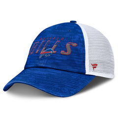Buffalo Bills Challenge Trucker Adjustable Hat Heather Royal - Fanatics