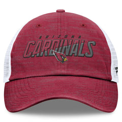 Arizona Cardinals Challenge Trucker Adjustable Hat Heather Cardinal - Fanatics