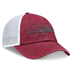 Arizona Cardinals Challenge Trucker Adjustable Hat Heather Cardinal - Fanatics