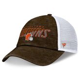Cleveland Browns Challenge Trucker Adjustable Hat Brown - Fanatics