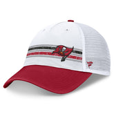 Tampa Bay Buccaneers Flawless Stripe Adjustable Hat White/Red - Fanatics