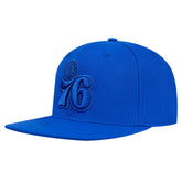 NBA - Philadelphia 76ers Pro Standard Triple Tonal Snapback Hat - Royal