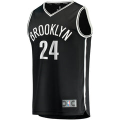 Fanatics - Cam Thomas Brooklyn Nets Big & Tall Fast Break Player Jersey - Black - Icon Edition