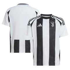 Adidas Juventus Youth 2024/25 Home Replica Jerseys - White