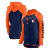 Houston Astros Fanatics Women's Script Sleeve Full-Zip Hoodie Lifestyle