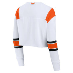 San Francisco Giants Fanatics Women's Stretch Cropped Fashion Long Sleeve T-Shirt Lifestyle