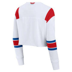 Philadelphia Phillies Fanatics Women's Stretch Cropped Fashion Long Sleeve T-Shirt Near Me
