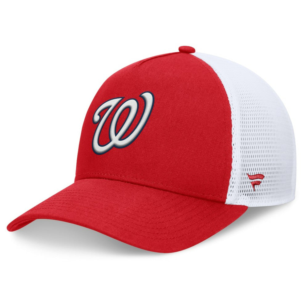 Washington Nationals Fanatics Fundamental A-Frame Adjustable Hat Clearance