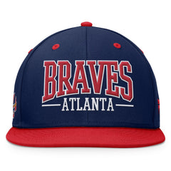 Atlanta Braves Fanatics Fundamental Bold Snapback Hat Lifestyle