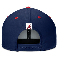 Atlanta Braves Fanatics Fundamental Bold Snapback Hat Lifestyle