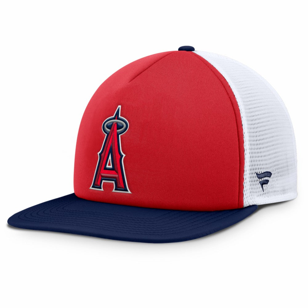 Los Angeles Angels Fanatics Fundamental Foam Front Snapback Hat Lifestyle