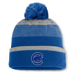 Chicago Cubs Fanatics Fundamental Gradient Cuffed Knit Hat with Pom On Sale