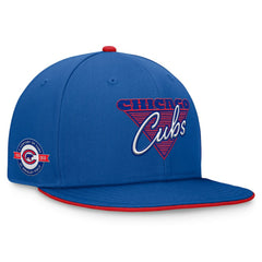 Chicago Cubs Fanatics Fundamental Tri-Script Fitted Hat Online