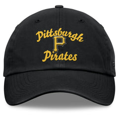 Pittsburgh Pirates Fanatics Women's Fundamental Script Logo Adjustable Hat On Sale