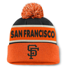 San Francisco Giants Fanatics Heritage Cuffed Knit Hat with Pom Online