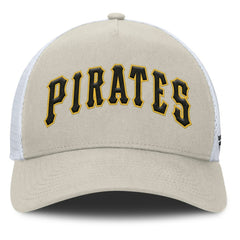 Pittsburgh Pirates Fanatics Heritage Light Khaki A-Frame Adjustable Hat Online