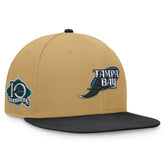 Tampa Bay Rays Fanatics Heritage Two-Tone Fitted Hat for sale