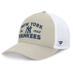 New York Yankees Fanatics A-Frame Trucker Adjustable Hat Clearance