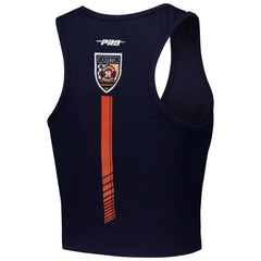 Houston Astros Pro Standard Women's Fast Lane Fitted Tri-Blend Cropped Tank Top Clearance