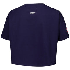 Atlanta Braves Pro Standard Women's Made To Play Boxy Cropped T-Shirt Sale