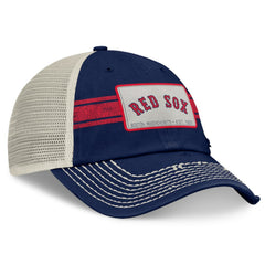 Boston Red Sox Fanatics Heritage Stripe Trucker Adjustable Hat Online