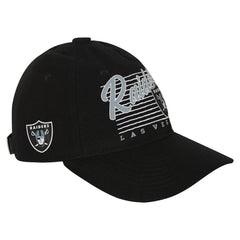Las Vegas Raiders Youth Retro Wooly Adjustable Hat Black - NFL