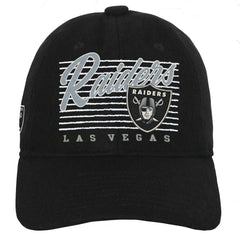 Las Vegas Raiders Youth Retro Wooly Adjustable Hat Black - NFL