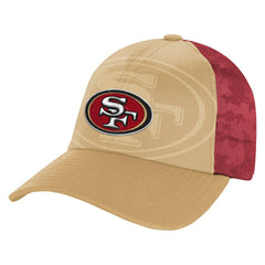 San Francisco 49ers Youth Combine Two-Tone Adjustable Hat Gold/Scarlet - NFL