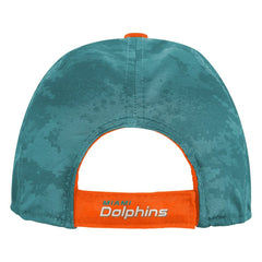 Miami Dolphins Youth Combine Two-Tone Adjustable Hat Orange/Aqua - NFL