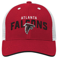 Atlanta Falcons Youth Core Lockup Trucker Adjustable Hat Red - NFL