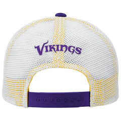 Minnesota Vikings Youth Core Lockup Trucker Adjustable Hat Purple - NFL