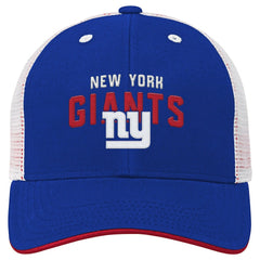 New York Giants Youth Core Lockup Trucker Adjustable Hat Royal - NFL