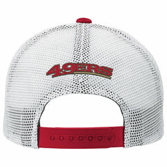 San Francisco 49ers Youth Core Lockup Trucker Adjustable Hat Scarlet - NFL