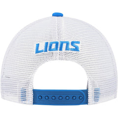 Detroit Lions Youth Core Lockup Trucker Adjustable Hat Blue - NFL