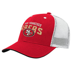 San Francisco 49ers Preschool Core Lockup Trucker Adjustable hat Scarlet - NFL