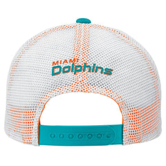 Miami Dolphins Preschool Core Lockup Trucker Adjustable hat Aqua - NFL